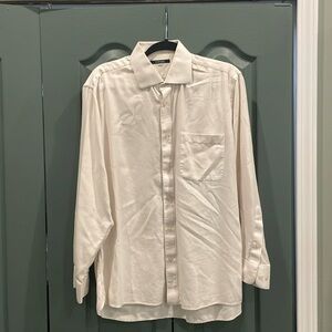 Men’s Button Shirt Size 16.5 - 33 White